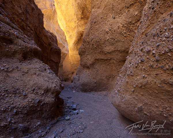 Mud Slot Canyon, Death Valley National Park, California