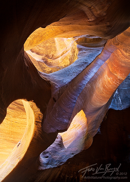 Pine Creek Canyon in Zion National Park, Slot Canyons, Southwest