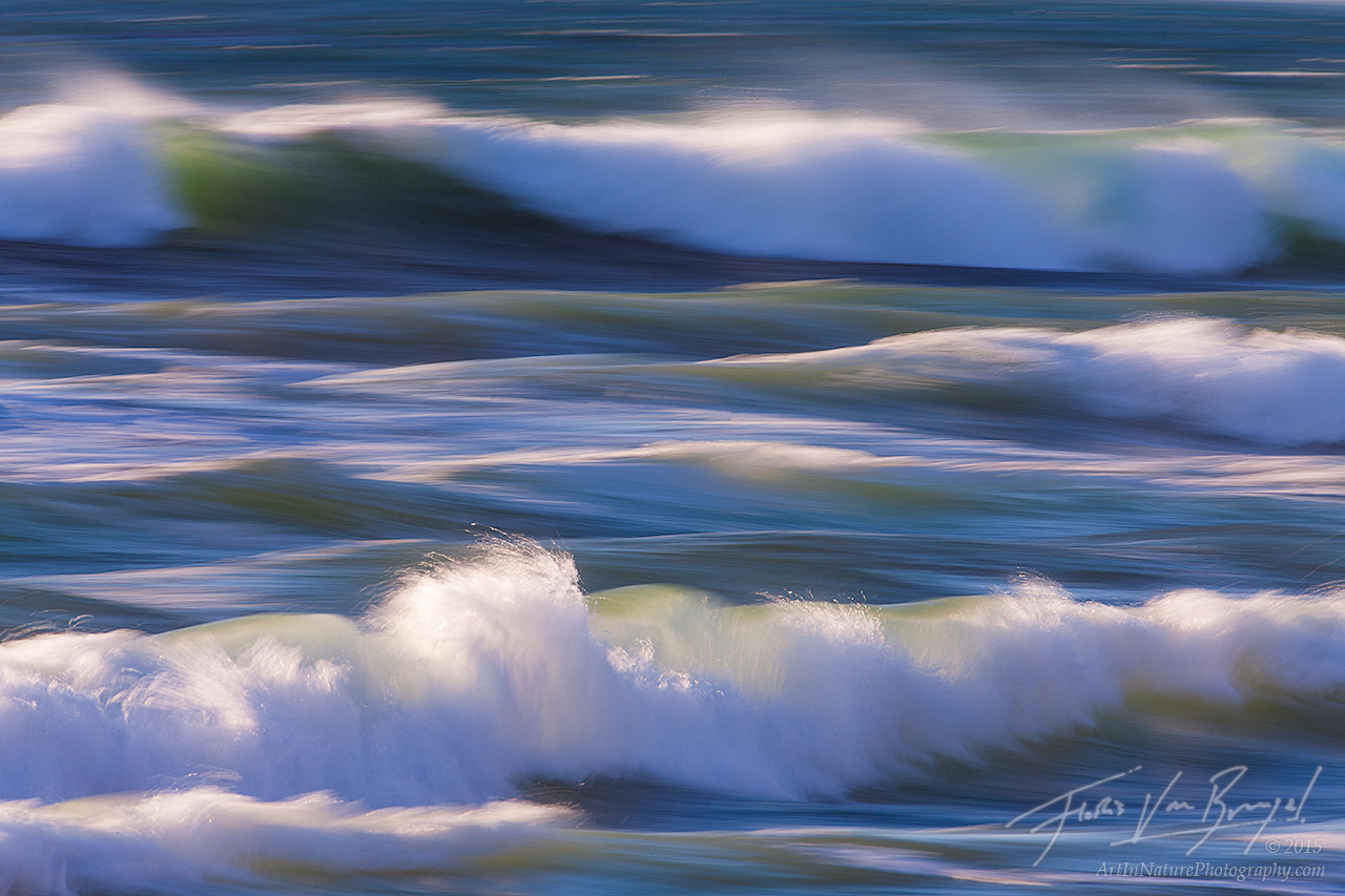 Impressionistic Ocean Waves, Jalama Beach, California 