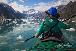 Kayaking Johns Hopkins Inlet, Glacier Bay National Park, Alaska