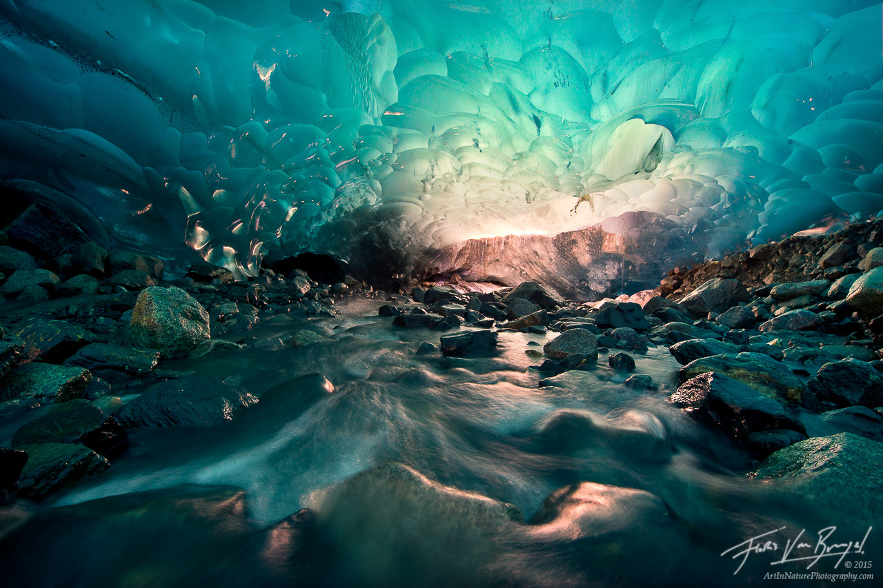 The famous ice caves of the Mendenhall Glacier near Juneau, Alaska, are slowly melting away, and may be gone forever in a matter...